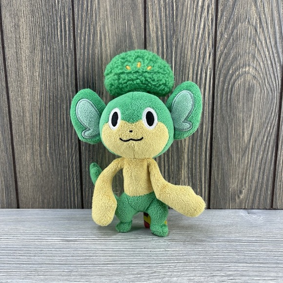 Nintendo Other - Pokemon Pansage Stuffed Plush Green Grass Type Nintendo Jakks Pacific 2011